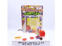 Pizza Face W/Cardback 100% Complete TMNT 1990 Playmates Action Figure
