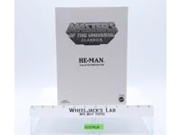 He-Man w/ Mailer MOSC NEW He-Man Classics MOTUC 2013 Mattel Action Figure