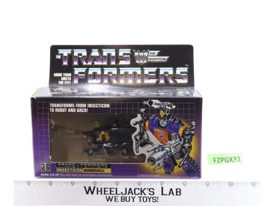 Bombshell 100% Complete W BOX 1985 Vintage Hasbro G1 Transformers Action Figure
