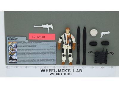 Blizzard V1 100% Complete G.I. Joe 1988 Hasbro Vintage Action Figure