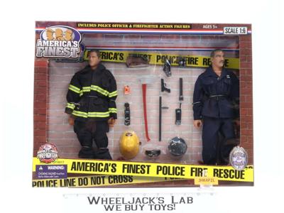America's Finest Police & Fire Rescue 12" Figures 21st Century Toys MISB 2002