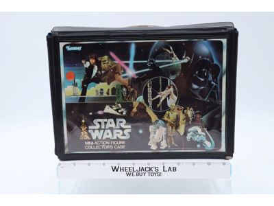 Star Wars Vinyl Collector's Case W/ Stickers & Insert 1977 Kenner Carry Case