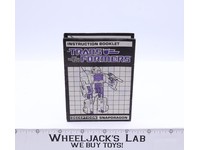 Snapdragon Action Figure Instruction Manual Booklet 1986 Hasbro G1 Transformers