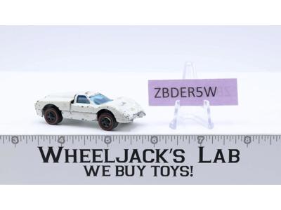 Ford J-Car White Hot Wheels 1968 Redline Vintage Mattel RL