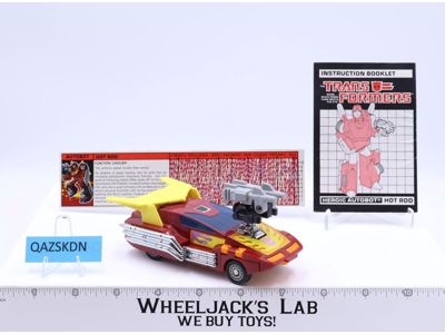 Hot Rod TARGETMASER 100% Complete NEAR MINT Vintage 1987 G1 Transformers