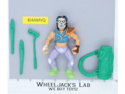 Casey Jones 100% Complete Teenage Mutant Ninja Turtles Playmates 1989 Vintage