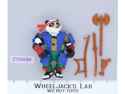 Panda Khan 100% Complete Teenage Mutant Ninja Turtles TMNT 1990 Playmates