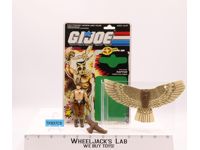 Raptor V1 100% Complete W/Cardback 1986 GI Joe Hasbro Vintage Action Figure