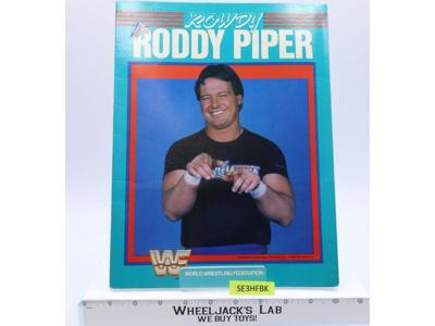 Rowdy Roddy Piper Portfolio Folder WWF 1985 Titan Sports Vintage