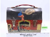 Central Station Firehouse Metal Lunchbox 1959 American Thermos Vintage