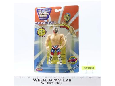 The Patriot Bend-Ems WWF 1997 Just Toys 4.5" NEW MOSC SEALED