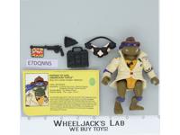 Donatello Undercover Turtle 100% Complete TMNT Playmates 1990 Vintage Figure