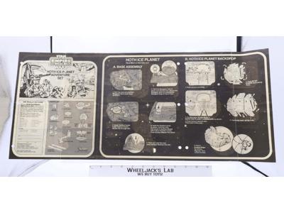Hoth Ice Planet Adventure Set Instruction Manual/ Parts ORIGINAL1980 Star Wars