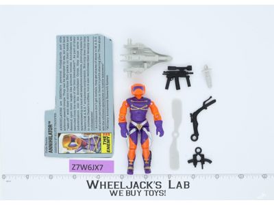 Annihilator V1 100% Complete 1989 G.I. Joe Hasbro Vintage Action Figure