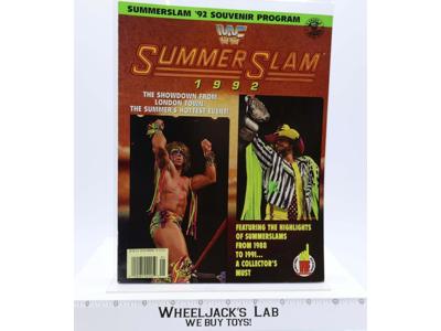 WWF Summer Slam 1992 Souvenir Program Collector's Magazine 1988-1991