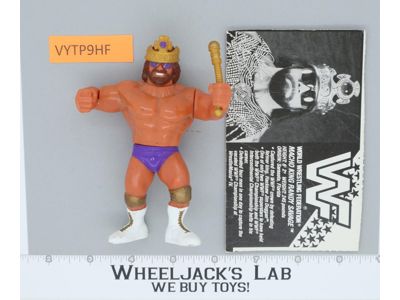 Macho Man Randy Savage King 100% Complete 1991 WWF Wrestling Hasbro Figure