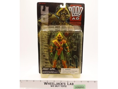 Johnny Alpha Judge Dredd 1999 ReAction Action Figure NEW SEALED
