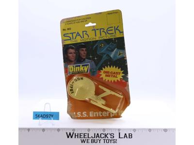 USS Enterprise Die-Cast Star Trek 1979 Dinky Toys Action Figure NEW MOSC SEALED