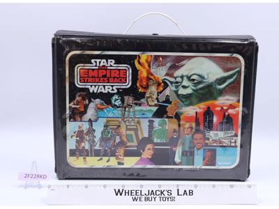 Star Wars ESB Vinyl Collector Case TAN TRAYS 1977 Kenner Storage Case