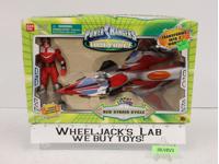 Red Strata Cycle 100% Complete Power Rangers Time Force 2001 Bandai Figure