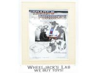 Jazz Autobot Friendly Reflections Framed Mirror Hasbro G1 Transformers 1984