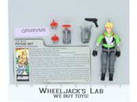Psyche-Out V1 100% Complete G.I. Joe 1987 Hasbro Vintage Action Figure