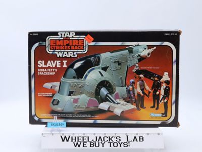 Boba Fett's Slave 1 100% Complete W/Box Star Wars 1980 Kenner Vintage Vehicle