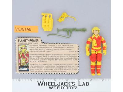Blowtorch V1 100% Complete G.I. Joe 1984 Hasbro Vintage Action Figure
