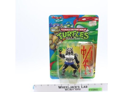 Chrome Dome Teenage Mutant Ninja Turtles TMNT 1992 Playmates NEW MOSC UNPUNCHED