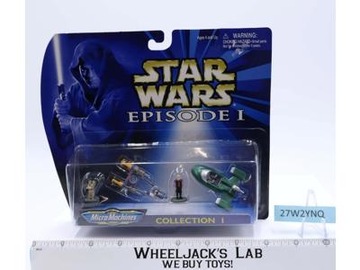 Collection I Star Wars Episode 1 Micro Machines 1998 Galoob NEW MOSC SEALED
