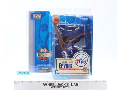 Julius Erving Philadelphia 76ers 1976-1987 NBA Legends 2005 McFarlane NEW SEALED