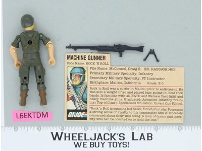 Rock 'N Roll V1.5 100% Complete G.I. Joe 1982 Hasbro Vintage Action Figure