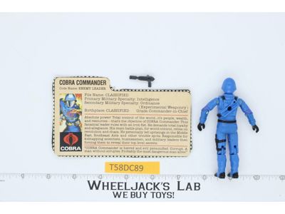 Cobra Commander V1.5 100% Complete 1983 G.I. Joe Vintage Hasbro Action Figure