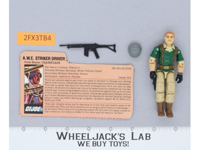 Crankcase V1 100% Complete G.I. Joe 1985 Hasbro Vintage Action Figure