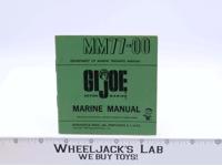 G.I. Joe Action Marine Manual MM 77-00 Original 1964 Vintage