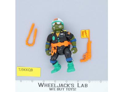 Make My Day Leo Teenage Mutant Ninja Turtle TMNT 1991 Playmates Vintage Figure