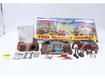 Thunder Crossing + Raven's Canyon Complete Micro Machines Battle Zones Galoob