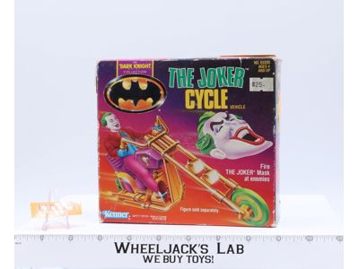 Joker Cycle DC Comics Batman The Dark Knight 1990 Kenner Action Figure Vehicle