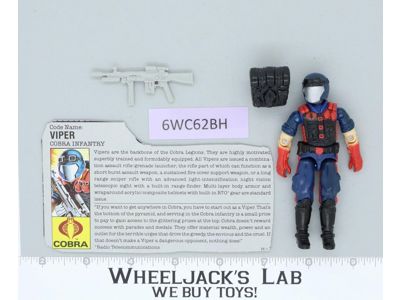 Vipers V1 100% Complete G.I. Joe 1986 Hasbro Vintage Action Figure