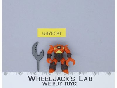#28 Crusty Crab Battle Beasts 100% Complete Figure Vintage 1987 Hasbro Takara