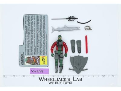 Undertow V1 100% Complete G.I. Joe 1990 Hasbro Vintage Action Figure