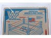 WWF Official Wrestling Ring BLUE BASE Playset AFA GRADED 85 TAPE SEALED 1990