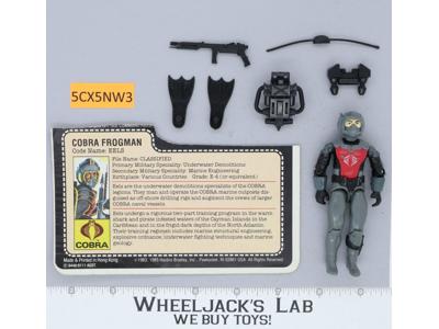 Eels V1 100% Complete G.I. Joe 1985 Hasbro Vintage Action Figure