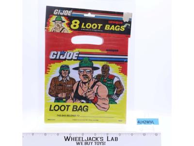 Party Loot Bags G.I. Joe 1988 Hasbro Package of 8 NEW MISP