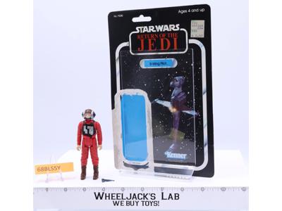 B-Wing Pilot 100% Complete 77 Back-A Star Wars ROTJ 1983 Kenner Figure NO REPRO