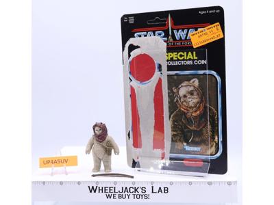 Warok Ewok 100% Complete 92 Back Star Wars POTF 1984 Kenner Figure NO REPRO