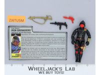 Iron Grenadiers V1 100% Complete G.I. Joe 1988 Hasbro Vintage Action Figure