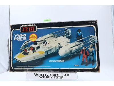 Y-Wing Complete WORKS Star Wars ROTJ 1983 Kenner Action Figure Vehicle NEW MIB