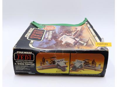 Battle Damaged X-Wing NICE COLOR Complete W/Box Star Wars 1977 Kenner Vehicle