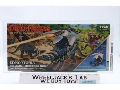 Edmontonia AFA POP 1 HIGHEST GRADED 80 Dino Riders 1990 TAPE SEALED NO COLOR BRK